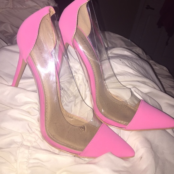 Pink heels