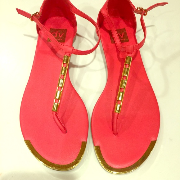 DV by Dolce Vita Pink w/ Gold Sandal