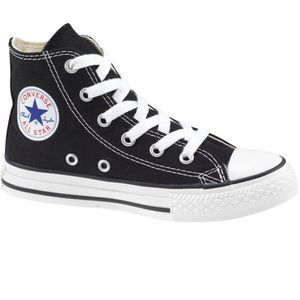 Black high top converse