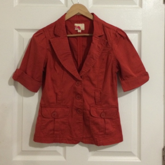 Cute short sleeve jacket