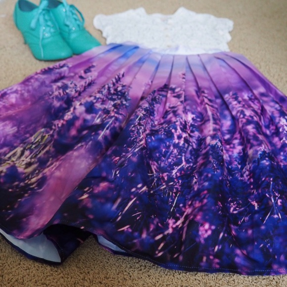 Lavender Midi Skirt