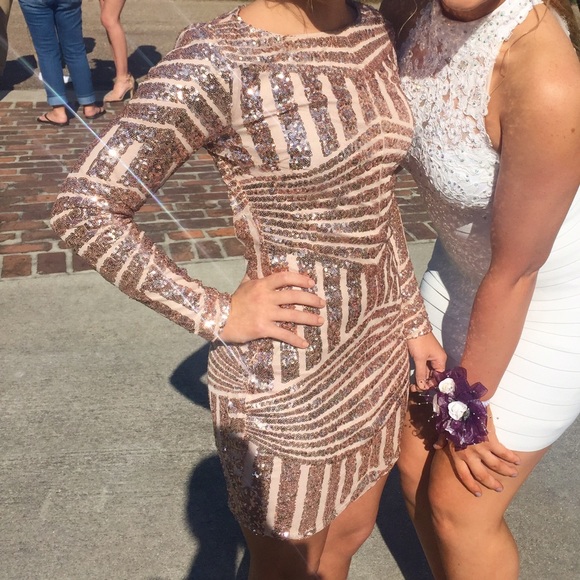 Gold Formal Dress
