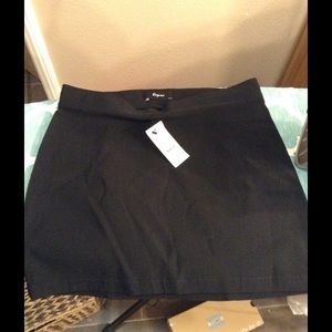 Express Black Mini Skirt