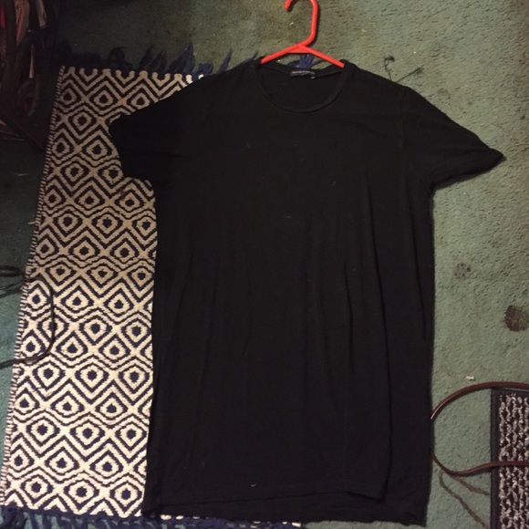 Plain black Brand Melville T-Shirt Dress