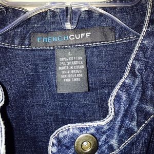 French Cuff Denim Jacket