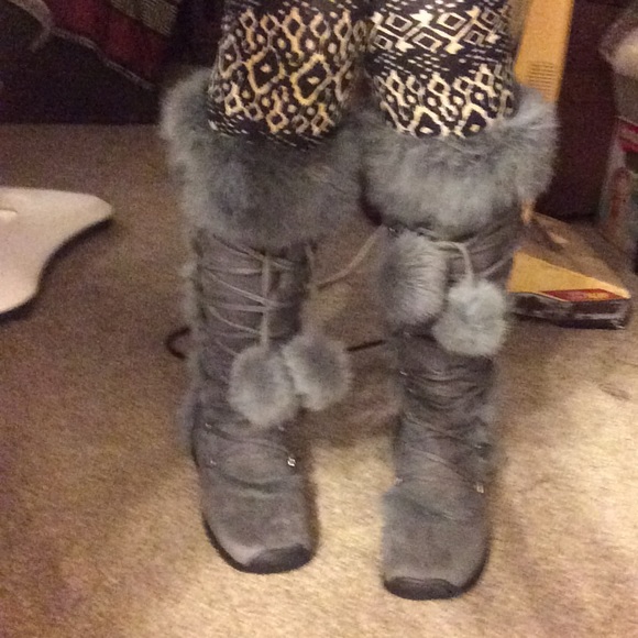 Shiek High Boots with faux fur
