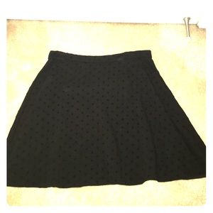 Black circle skirt