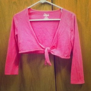 Girls crop cardigan