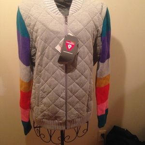 Reebok quilted yoga jacket