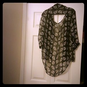 Hi-low sheer top* one hour price drop*