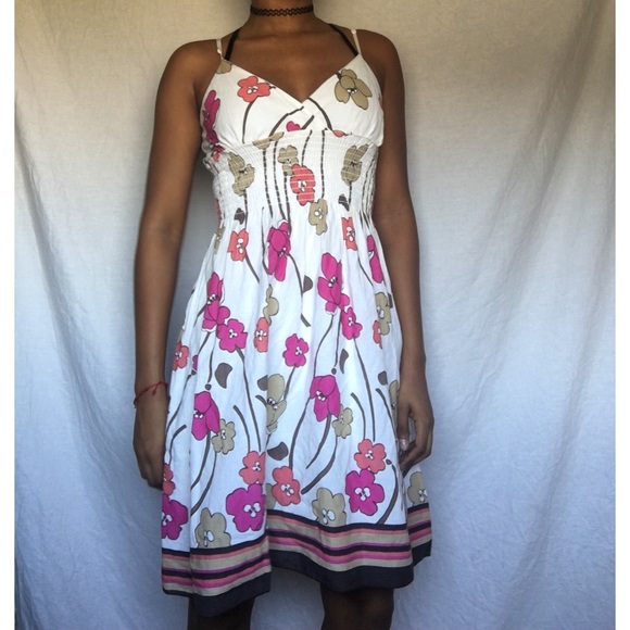 Cotton Floral Print Sun Dress