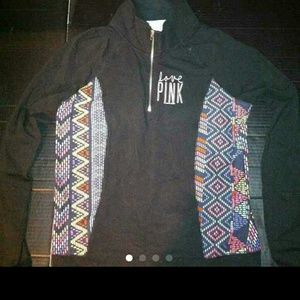 **SOLD**RARE HTF VS PINK AZTEC HALFZIP