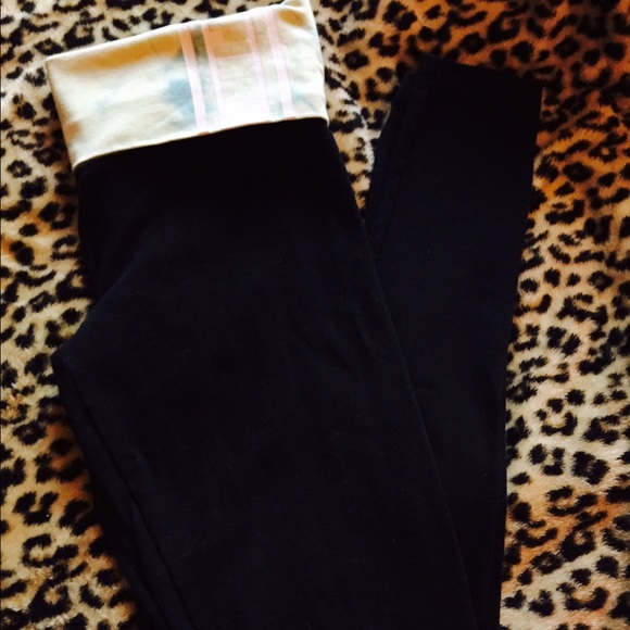 PINK Fold Over Yoga Legging