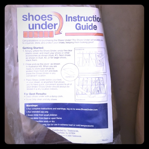 New in package Shoes Under storage for shoes - Picture 1 of 2