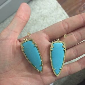 Kendra scott turquoise earrings!!