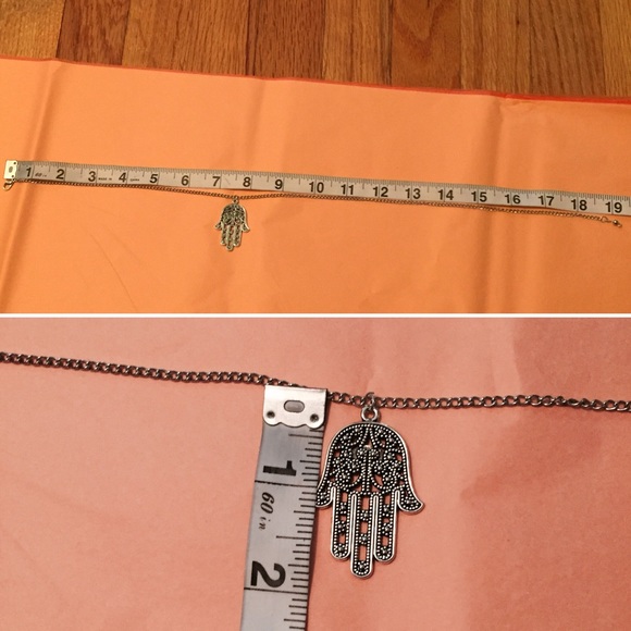 BOGO SALE🎈Silver Hamsa Necklace - Picture 4 of 4