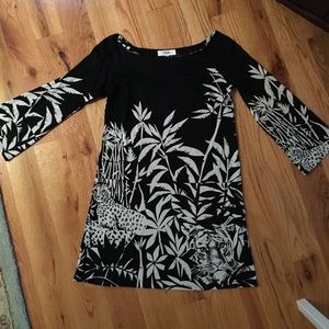 Toni cheetah print dress