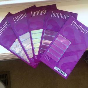 Jam berry nail wraps