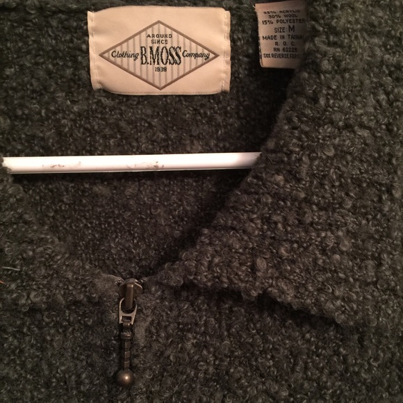 BMoss dark Green sweater - Picture 2 of 3