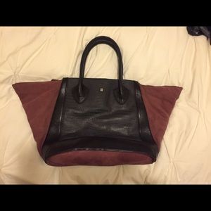 Pour La Victoire leather and suede bag black