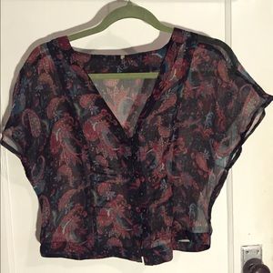 Boho Sheer Top