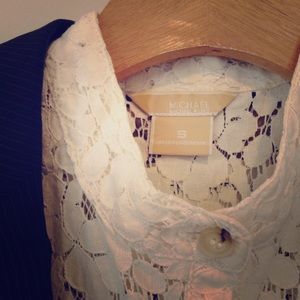 MICHAEL Michael Kors // floral lace blouse