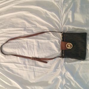Michael Kors Brown Fulton Crossbody