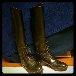 English tall boots