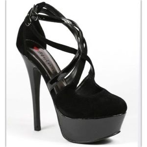 Strappy Crisscross Ankle Strap High Heel Pump 8