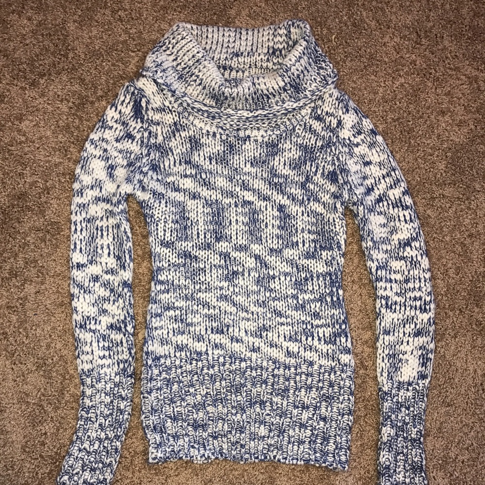 Blue & white Sweater BRAND NEW. High end boutique