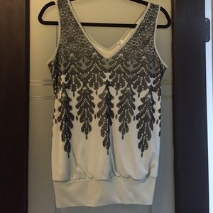 Tank top sea green and black Maurice's