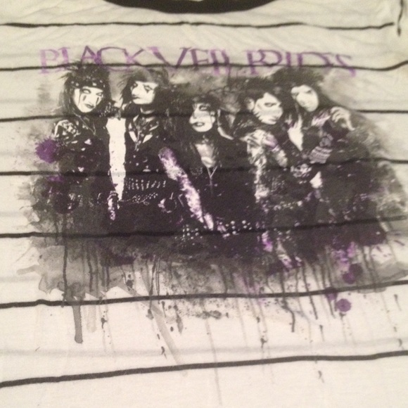 Super Soft Black Veil Brides Band T-Shirt
