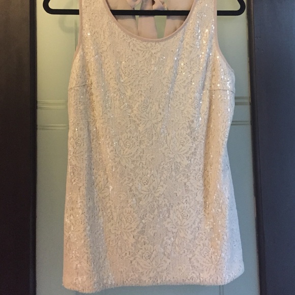 Sequin top. Size medium