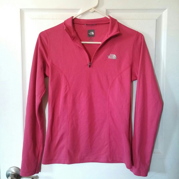 Pink North Face Long Sleeve