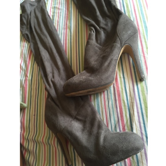 Thigh high booties