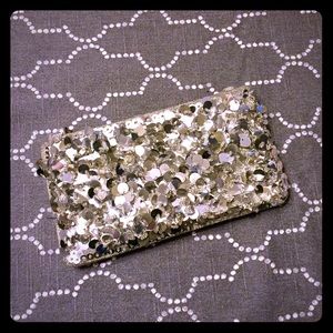 Sequined clutch