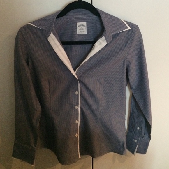 Brooks Brothers Fitted Cotton Dress Shirt