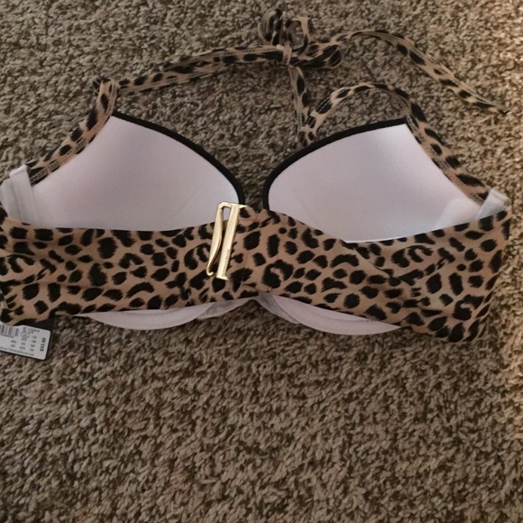 Victoria Secret Leopard bathing suit top - Picture 3 of 4