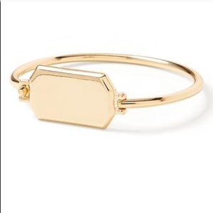 Silver ID bangle 💫