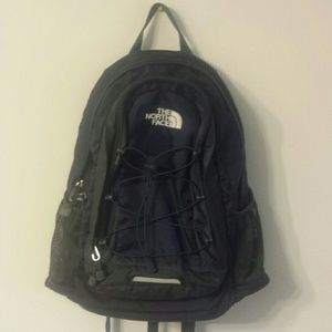 North face Jester dark blue back pack