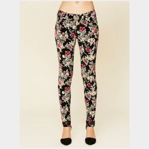 Free People Floral Cords