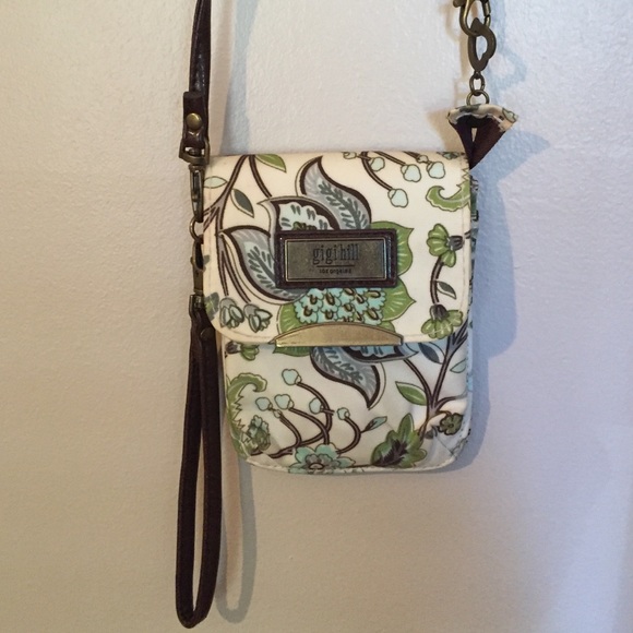 Floral cross body/wristlet