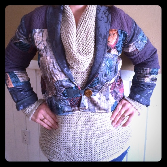 Flashback Patchwork Crop Jacket