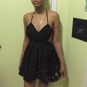 Black Skater Dress