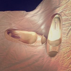 Champagne prom heels