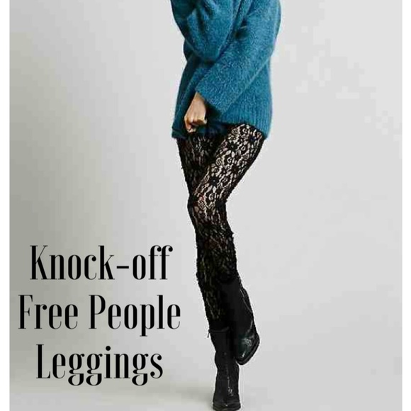 Free People Pants - Lace Leggings/Tights Cheaper than Free People!