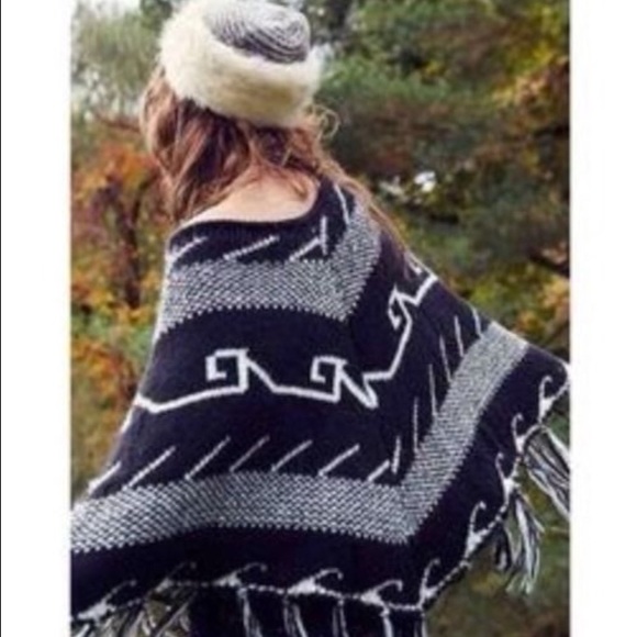 Urban Outfitters Aztec Poncho