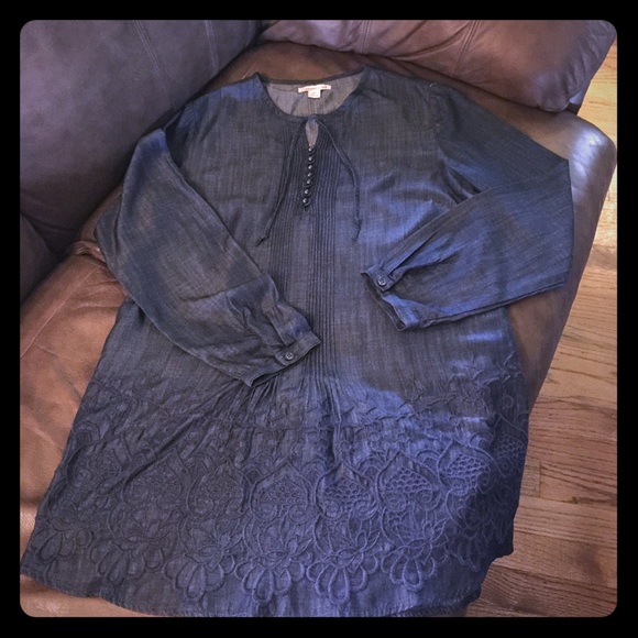 coldwater creek denim dress