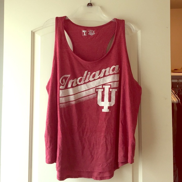 Indiana University High Low Tank Top