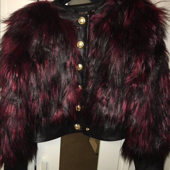 Balmain x H&M faux fur